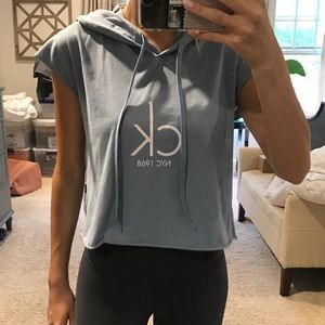 Calvin Klein short sleeve hoodie. Worn once.